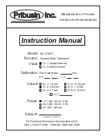 Pribusin IUC-7X-WTX Instruction Manual предпросмотр