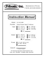 Preview for 1 page of Pribusin IUC-XX-RWN Instruction Manual