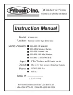 Pribusin RCI-800-RF9 Instruction Manual preview