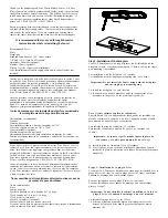 Preview for 2 page of Price Pfister PARISA 39 Series Instruction Sheets