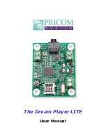 PRICOM Design Dream Player LITE User Manual предпросмотр