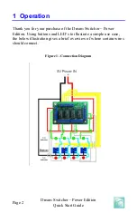 Предварительный просмотр 2 страницы PRICOM Design Dream Switcher Power Edition Quick Start Manual