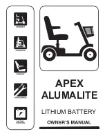 Pride Mobility APEX ALUMALITE Owner'S Manual preview