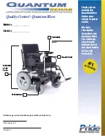 Preview for 48 page of Pride Mobility Blast HD Owner'S Manual