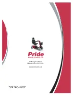 Preview for 48 page of Pride Mobility CELEBRITY XL-8 Owner'S Manual