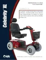 Preview for 2 page of Pride Mobility Celebrity XL SC4450DX Specifications