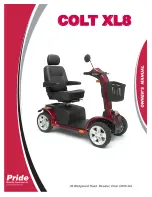 Pride Mobility COLT XL8 Owner'S Manual preview