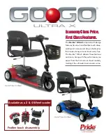 Pride Mobility Go-Go Ultra X SC40X Specifications preview