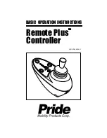 Pride Mobility INFMANU1773 Basic Operation Instructions preview