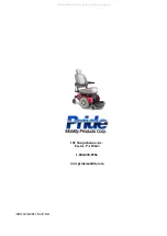 Preview for 49 page of Pride Mobility Jazzy 1120 2000 Owner'S Manual