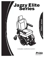 Pride Mobility Jazzy Elite 14 Owner'S Manual preview