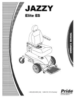 Pride Mobility Jazzy Elite ES Owner'S Manual preview