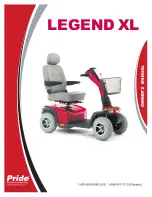 Pride Mobility Legend XL Owner'S Manual предпросмотр