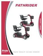 Pride Mobility Path rider Owner'S Manual preview