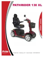 Pride Mobility Pathrider 130 XL Owner'S Manual предпросмотр