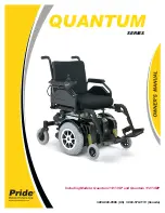 Pride Mobility Quantum 1121 3MP Owner'S Manual preview