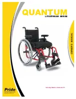 Pride Mobility Quantum LITESTREAM SERIES Owner'S Manual preview