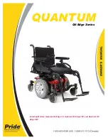 Pride Mobility Quantum Q6 Edge 3MP Owner'S Manual preview