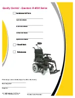 Предварительный просмотр 43 страницы Pride Mobility Quantum R-4400 Owner'S Manual