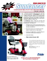 Pride Mobility Sundancer SC2000PS Specifications preview