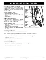 Preview for 23 page of Pride 1170XL Plus 2VHD, 1170XL Plus Owner'S Manual