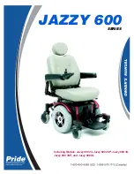 Preview for 1 page of Pride Jazzy 600 2S Owner'S Manual