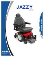 Pride Jazzy 600 ES Owner'S Manual preview