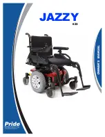 Pride Jazzy 623 Owner'S Manual preview