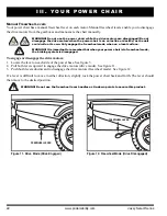 Preview for 22 page of Pride Jazzy Select Owner'S Manual