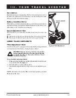 Preview for 19 page of Pride Libre LX SCOOTER SERIES Owner'S Manual