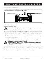 Preview for 21 page of Pride Libre LX SCOOTER SERIES Owner'S Manual