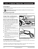 Preview for 22 page of Pride Libre LX SCOOTER SERIES Owner'S Manual