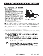 Preview for 24 page of Pride Libre LX SCOOTER SERIES Owner'S Manual