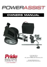 Pride POWER ASSIST Owner'S Manual preview