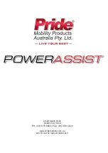 Preview for 12 page of Pride POWER ASSIST Owner'S Manual