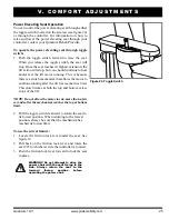 Preview for 25 page of Pride Quantum 1121 Owner'S Manual