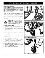 Preview for 29 page of Pride Quantum Litestream XF Owner'S Manual