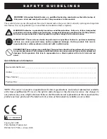 Preview for 2 page of Pride QUANTUM R-4000 series Owner'S Manual