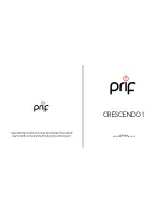 Предварительный просмотр 20 страницы Prif Crescendo 1 User Manual