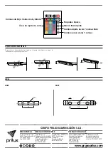 Preview for 2 page of Prilux Activa ENERGY TECH 20W RGB Manual