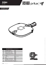 Preview for 1 page of Prilux Arisa ROAD Instruction Manual