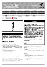 Preview for 5 page of Prilux flexiLIGHT 192521 Operator'S Manual