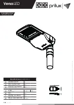 Preview for 1 page of Prilux Versa LED Instruction Manual