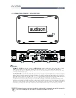 Preview for 5 page of Prima audison AP4.9 bit User Manual