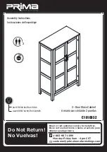 Preview for 1 page of Prima C1610932 Assembly Instructions Manual