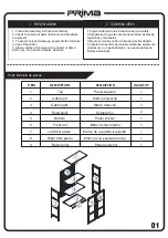 Preview for 3 page of Prima C1610932 Assembly Instructions Manual