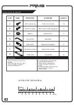 Preview for 4 page of Prima C1710262 Assembly Instructions Manual