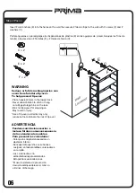 Preview for 8 page of Prima C1710262 Assembly Instructions Manual