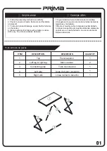 Preview for 3 page of Prima C1710848 Assembly Instructions Manual