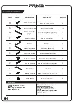 Предварительный просмотр 6 страницы Prima C1720023 Assembly Instructions Manual